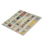 Carreau La sélection du panneau conçoit, le plat IX de (Côté)