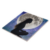 Carreau La sérénité lunaire de Harmony : Fille du Mystique (Côté)