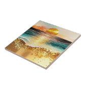 Carreau La série de plage à l'aquarelle Design 3 (Côté)