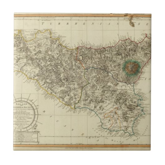 Carreau La Sicile, Italie (Devant)