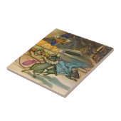 Carreau La souris de ville et la souris de pays (Côté)