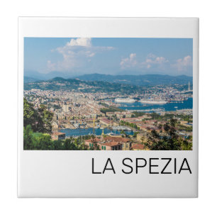 Carreau La Spezia Cityscape Ligurie Italie Vacances Souven