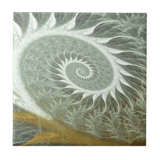 Carreau La spirale cosmique - spirale d'or de la géométrie