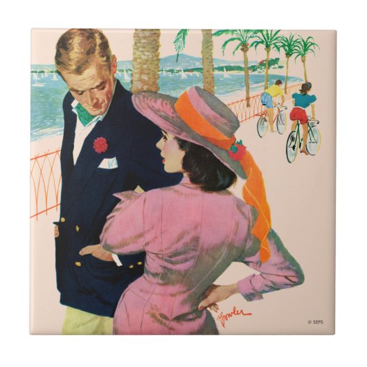 Carreau La stratégie de l'amour (Devant)