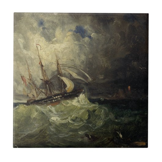 Carreau La Tempête - Félix Ziem (Devant)