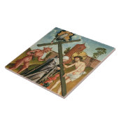 Carreau La tentation d'un saint (Côté)