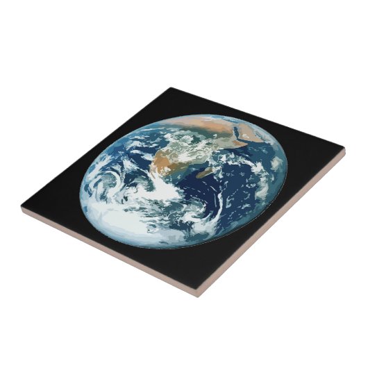 Carreau La terre de planète (Côté)