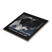 Carreau "La Terre tourne autour de MOI" Tuile (Côté)