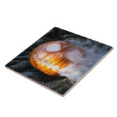 Carreau La tête Jack-o-Lantern d'un cavalier sans tête (Côté)