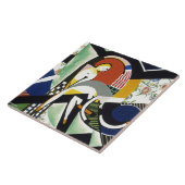 Carreau La Thundershower, oeuvre colorée (Côté)