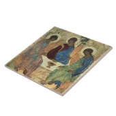 Carreau La trinité sainte, 1420s (tempera sur le panneau) (Côté)