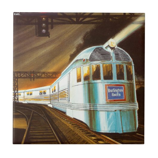 Carreau La tuile pionnière du zéphyr 1934 (Devant)