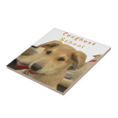 Carreau "La vie est l'école la plus difficile" (Côté)