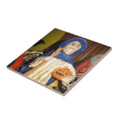 Carreau La vieille sorcière méchante (Côté)
