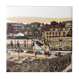 Carreau La vieille ville de Salamanca Espagne