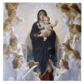 Carreau La Vierge aux anges par William Bouguereau (Devant)