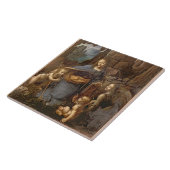 Carreau La Vierge des roches (Côté)