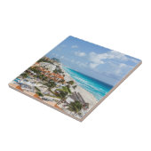 Carreau La ville de Cancun au bord de la plage (Côté)