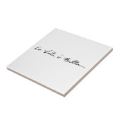 Carreau la vita é é bella (Côté)