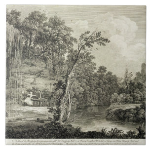 Carreau La vue du ressort pétrifiant a généralement appelé