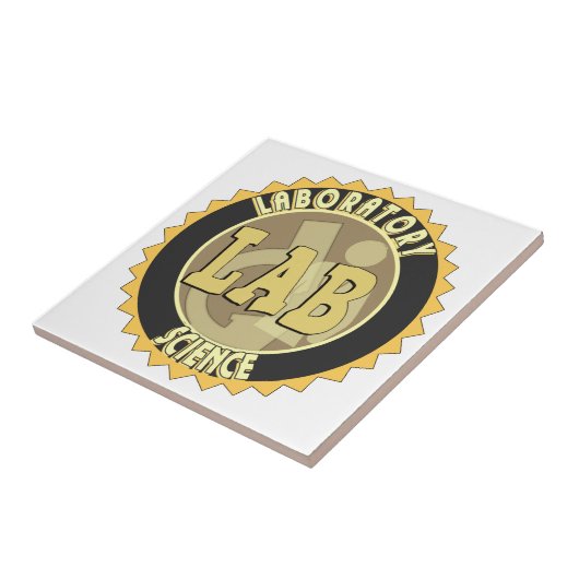 CARREAU LAB BADGE LABORATOIRE SCIENCE (Côté)