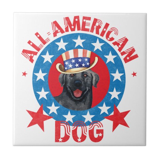 Carreau Laboratoire noir patriotique (Devant)