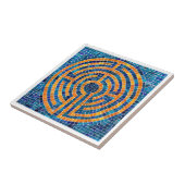 Carreau LABYRINTH IV 4.25x4.25 Carrelage en céramique - Bl (Côté)