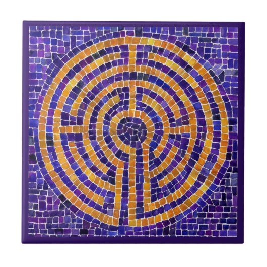 Carreau LABYRINTH MOSAIC 4.25x4.25 Carrelage en céramique  (Devant)