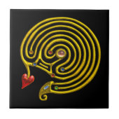 Carreau LABYRINTHE HYPER, Noir (Devant)