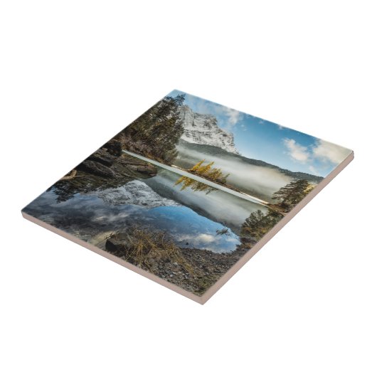 Carreau Lac Eibsee mood | de matin (Côté)