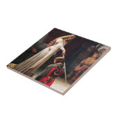 Carreau "L'Accolade" Peinture médiévale d'Edmund Blair L (Côté)