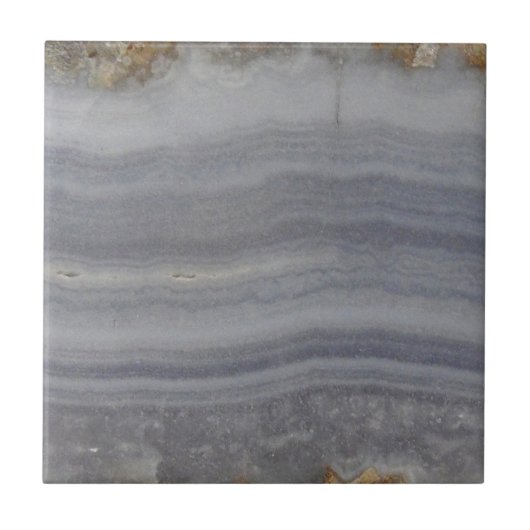 Carreau Lacy Blue Agate Naturel Cabochon (Devant)