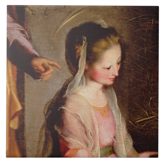 Carreau L'adoration de l'enfant, 1597 (Devant)