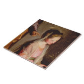 Carreau L'adoration de l'enfant, 1597 (Côté)