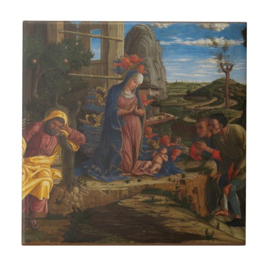 Carreau L'adoration des bergers (Devant)