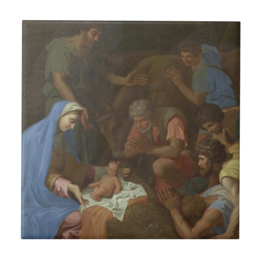Carreau L'adoration des bergers circa 1653 (Devant)