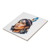 Carreau Lady amérindienne (Côté)