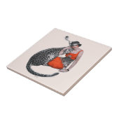 Carreau Lady et Leopard (Côté)