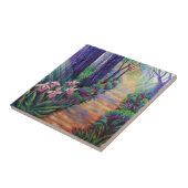 Carreau Lady Slippers on the Path (Côté)