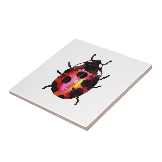 Carreau Ladybug rouge (Côté)