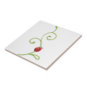 Carreau Ladybug sur la vigne (Côté)