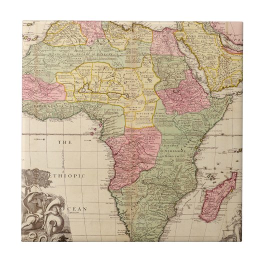 Carreau L'Afrique circa 1725 (Devant)