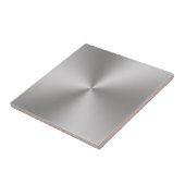 Carreau L'air de métal brossé moderne (Côté)