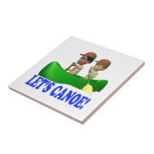 Carreau Laisse le canoë (Côté)