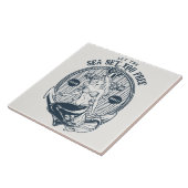 Carreau Laissez la mer vous libérer (Côté)