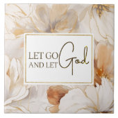 Carreau Laissons Dieu Citer l'inspiration chrétienne (Devant)