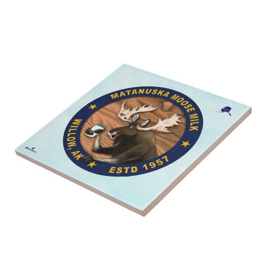 Carreau Lait d'orignal Matanuska (Côté)