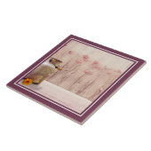 Carreau Lait rustique peut style rustique sur bois (Côté)