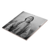 Carreau Lakota Leader assis Bull Amérindien (Côté)