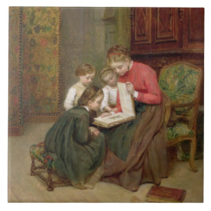 Carreau L'album de famille, 1869 (huile sur la toile)
